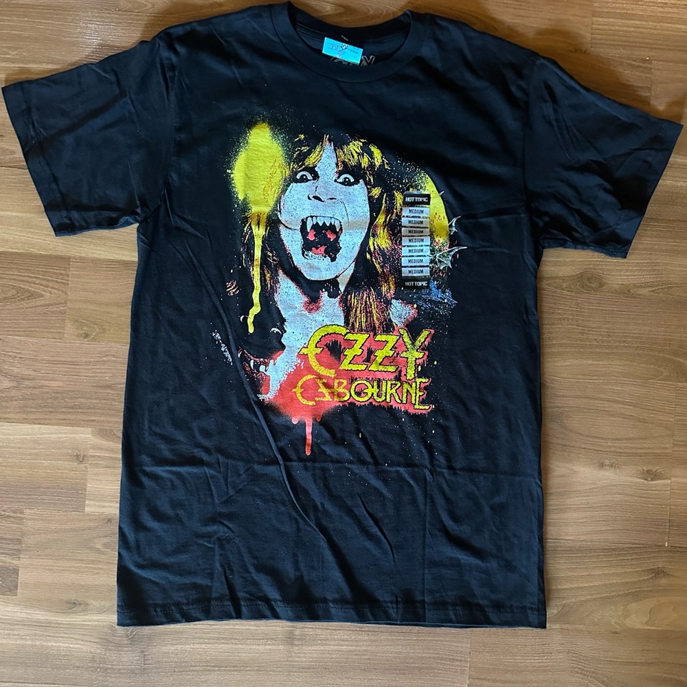 Hot Topic Black Ozzy Osbourne Graphic Tee